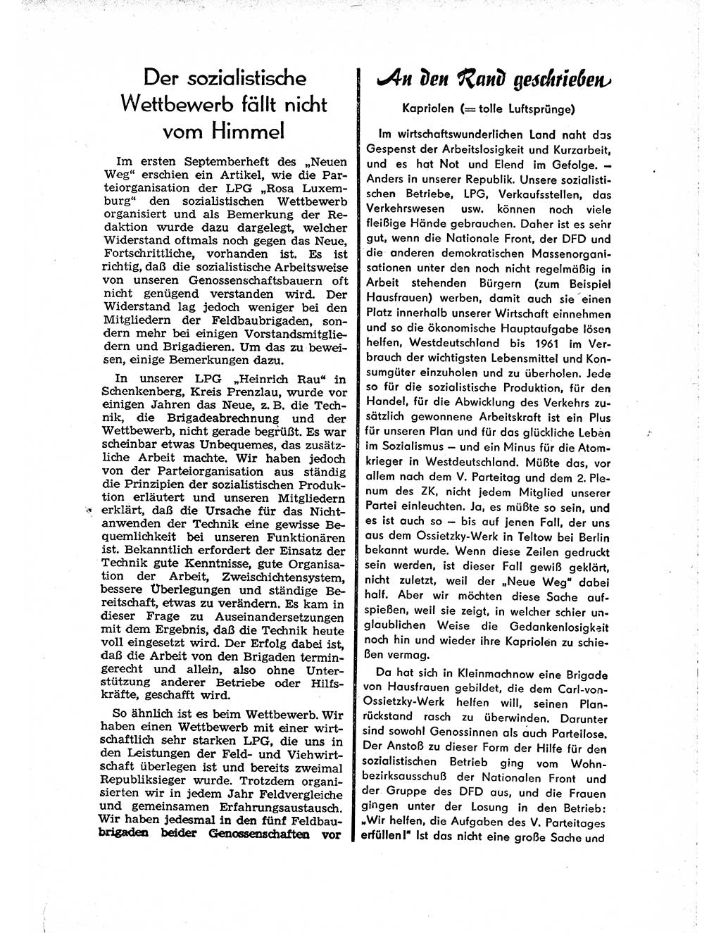 Neuer Weg (NW), Organ des Zentralkomitees (ZK) der SED (Sozialistische Einheitspartei Deutschlands) für Fragen des Parteiaufbaus und des Parteilebens, [Deutsche Demokratische Republik (DDR)] 13. Jahrgang 1958, Seite 1589 (NW ZK SED DDR 1958, S. 1589)