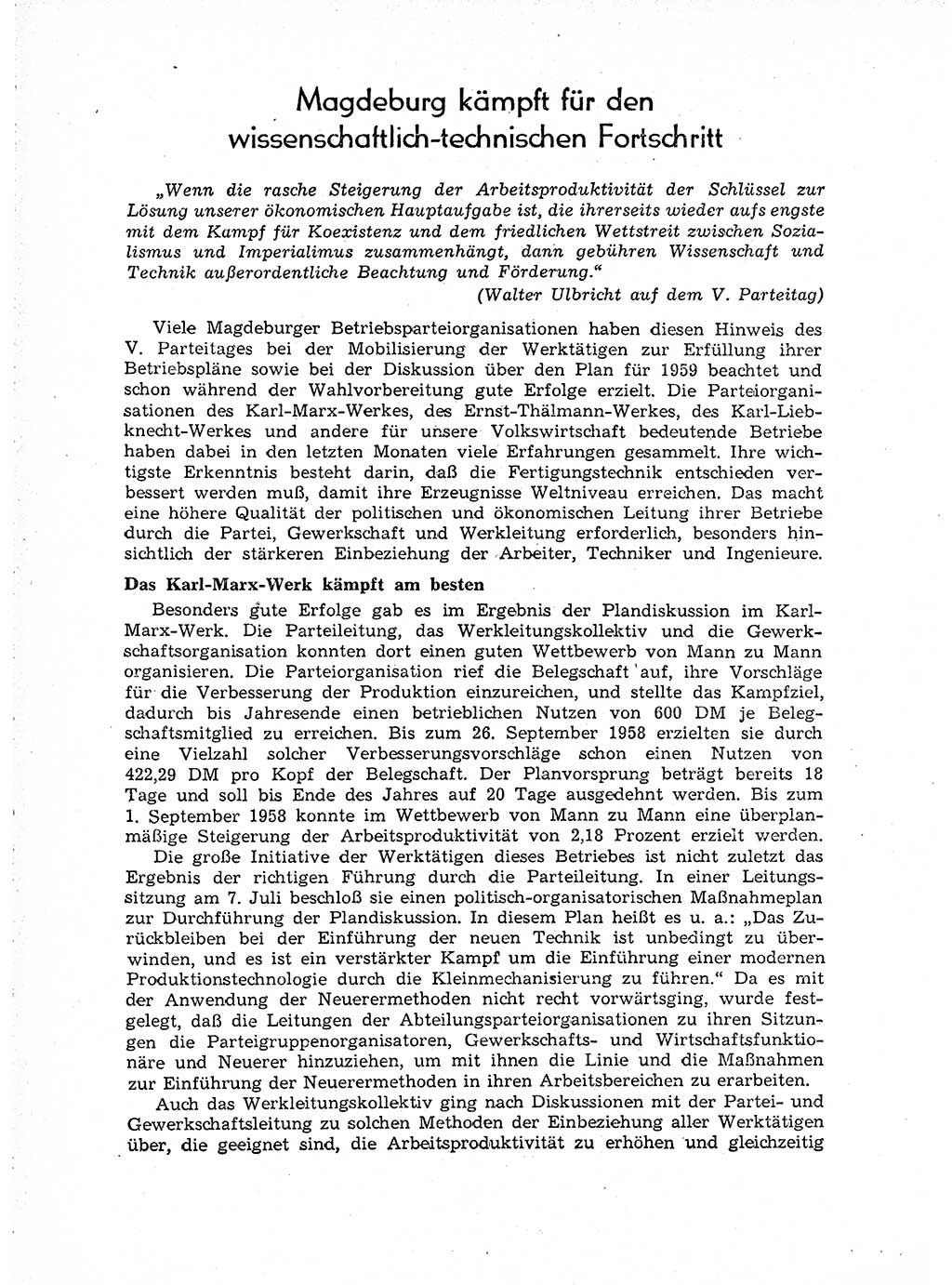 Neuer Weg (NW), Organ des Zentralkomitees (ZK) der SED (Sozialistische Einheitspartei Deutschlands) für Fragen des Parteiaufbaus und des Parteilebens, [Deutsche Demokratische Republik (DDR)] 13. Jahrgang 1958, Seite 1624 (NW ZK SED DDR 1958, S. 1624)