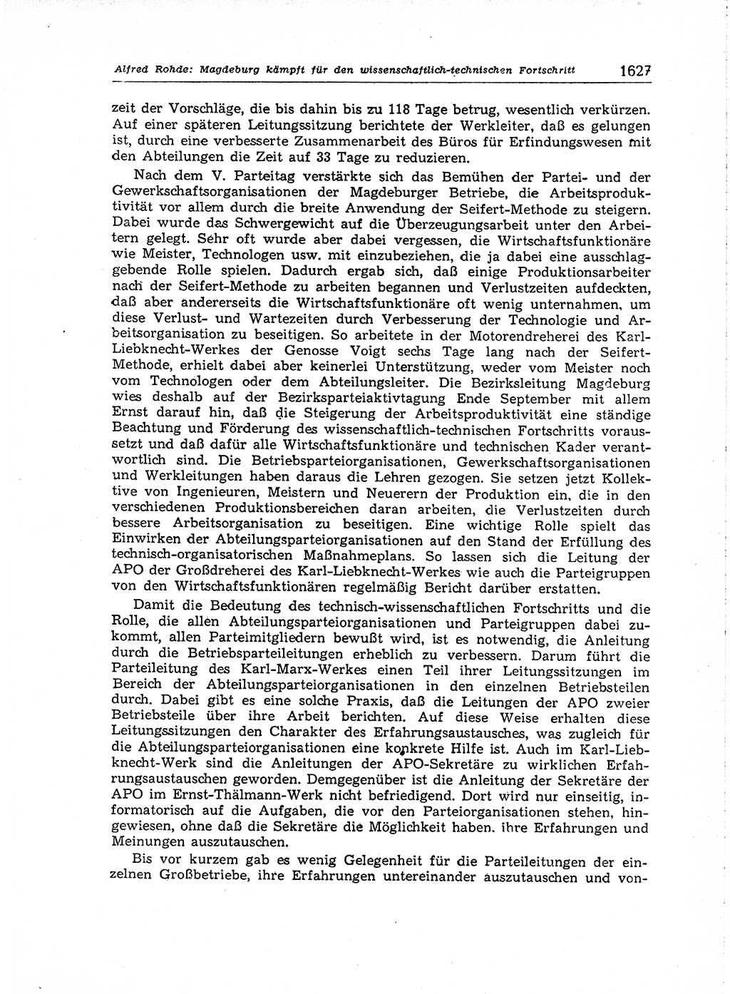 Neuer Weg (NW), Organ des Zentralkomitees (ZK) der SED (Sozialistische Einheitspartei Deutschlands) für Fragen des Parteiaufbaus und des Parteilebens, [Deutsche Demokratische Republik (DDR)] 13. Jahrgang 1958, Seite 1627 (NW ZK SED DDR 1958, S. 1627)
