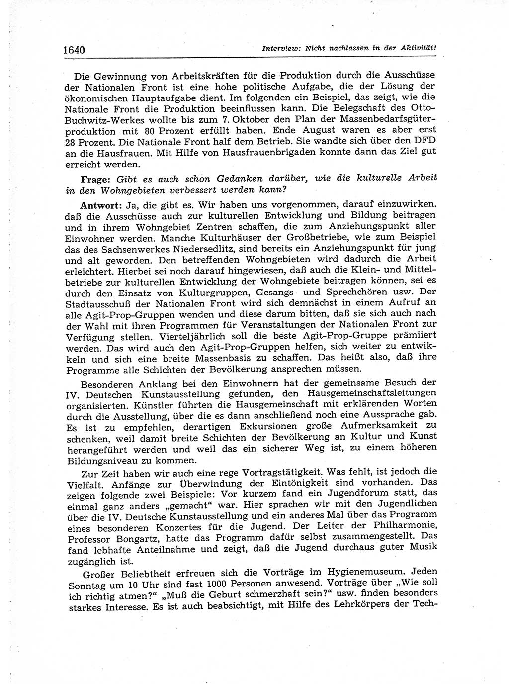 Neuer Weg (NW), Organ des Zentralkomitees (ZK) der SED (Sozialistische Einheitspartei Deutschlands) für Fragen des Parteiaufbaus und des Parteilebens, [Deutsche Demokratische Republik (DDR)] 13. Jahrgang 1958, Seite 1640 (NW ZK SED DDR 1958, S. 1640)