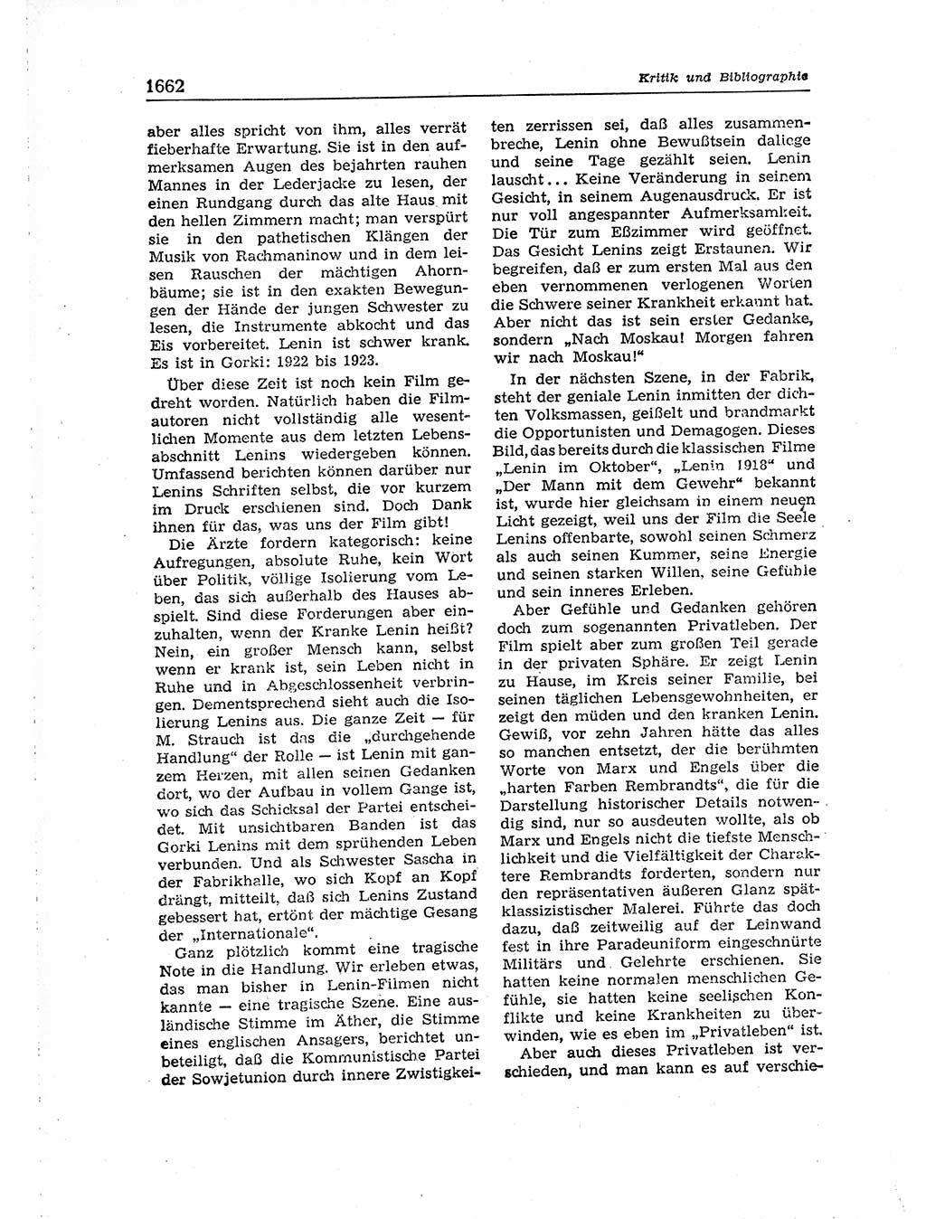 Neuer Weg (NW), Organ des Zentralkomitees (ZK) der SED (Sozialistische Einheitspartei Deutschlands) für Fragen des Parteiaufbaus und des Parteilebens, [Deutsche Demokratische Republik (DDR)] 13. Jahrgang 1958, Seite 1662 (NW ZK SED DDR 1958, S. 1662)