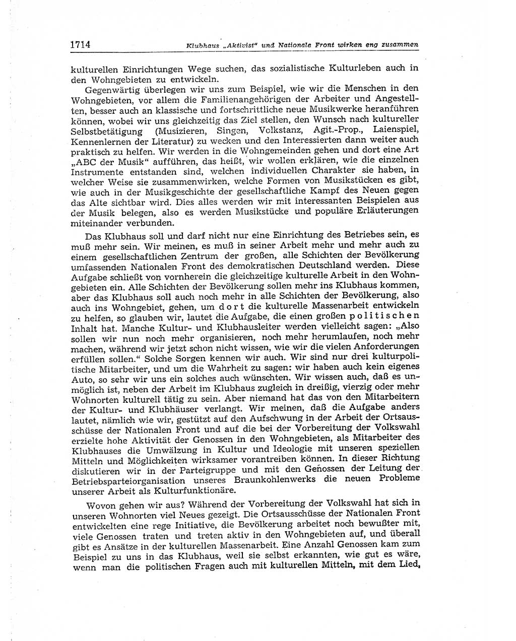 Neuer Weg (NW), Organ des Zentralkomitees (ZK) der SED (Sozialistische Einheitspartei Deutschlands) für Fragen des Parteiaufbaus und des Parteilebens, [Deutsche Demokratische Republik (DDR)] 13. Jahrgang 1958, Seite 1714 (NW ZK SED DDR 1958, S. 1714)