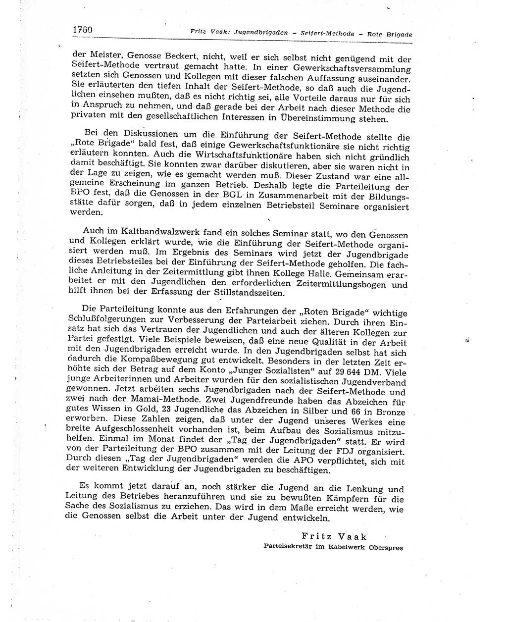 Neuer Weg (NW), Organ des Zentralkomitees (ZK) der SED (Sozialistische Einheitspartei Deutschlands) für Fragen des Parteiaufbaus und des Parteilebens, [Deutsche Demokratische Republik (DDR)] 13. Jahrgang 1958, Seite 1760 (NW ZK SED DDR 1958, S. 1760)