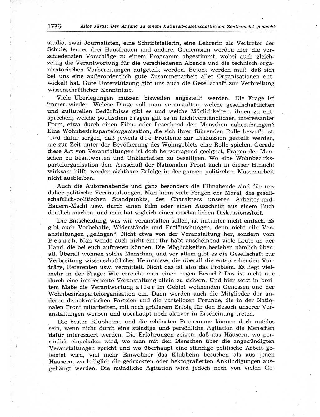 Neuer Weg (NW), Organ des Zentralkomitees (ZK) der SED (Sozialistische Einheitspartei Deutschlands) für Fragen des Parteiaufbaus und des Parteilebens, [Deutsche Demokratische Republik (DDR)] 13. Jahrgang 1958, Seite 1776 (NW ZK SED DDR 1958, S. 1776)