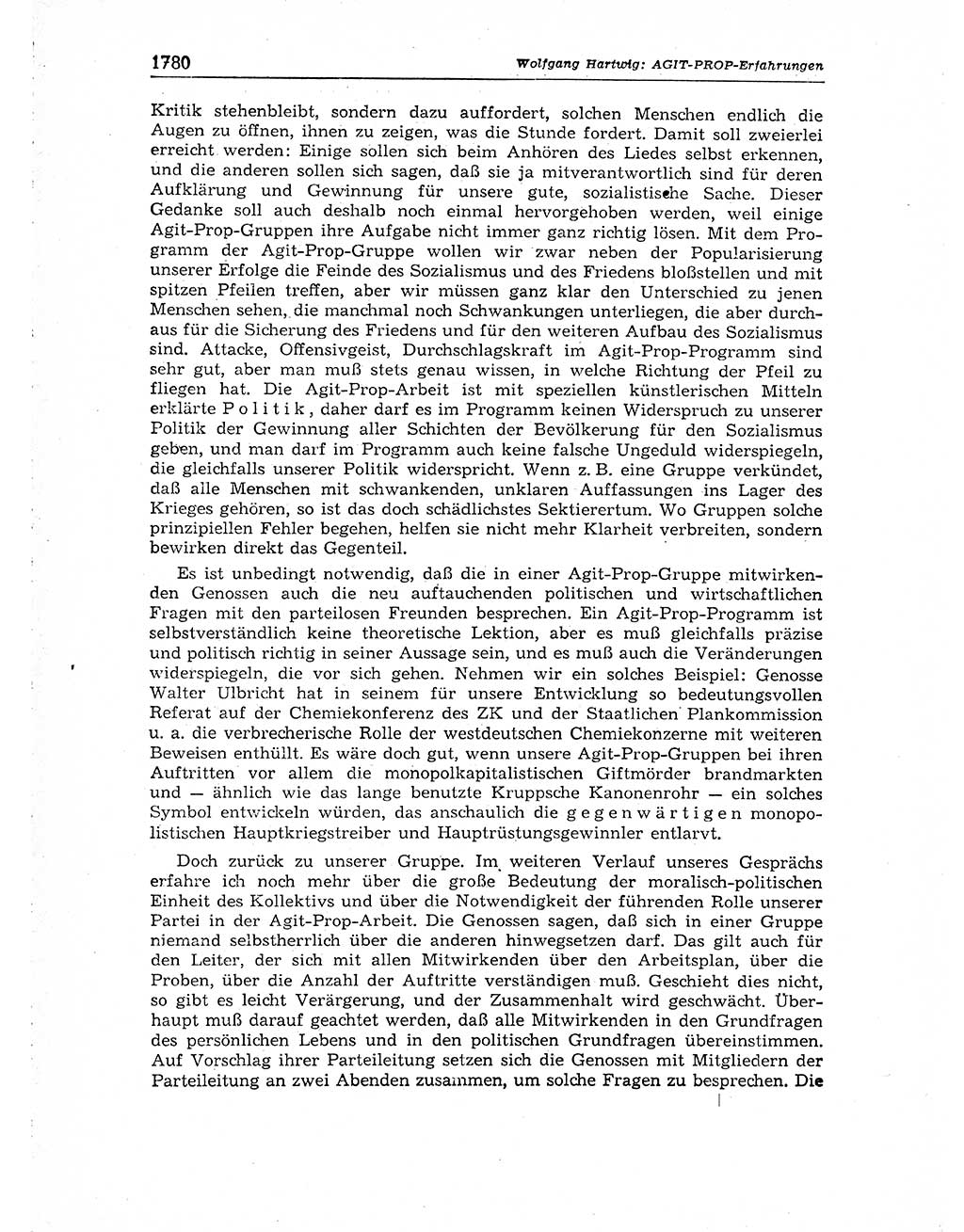 Neuer Weg (NW), Organ des Zentralkomitees (ZK) der SED (Sozialistische Einheitspartei Deutschlands) für Fragen des Parteiaufbaus und des Parteilebens, [Deutsche Demokratische Republik (DDR)] 13. Jahrgang 1958, Seite 1780 (NW ZK SED DDR 1958, S. 1780)