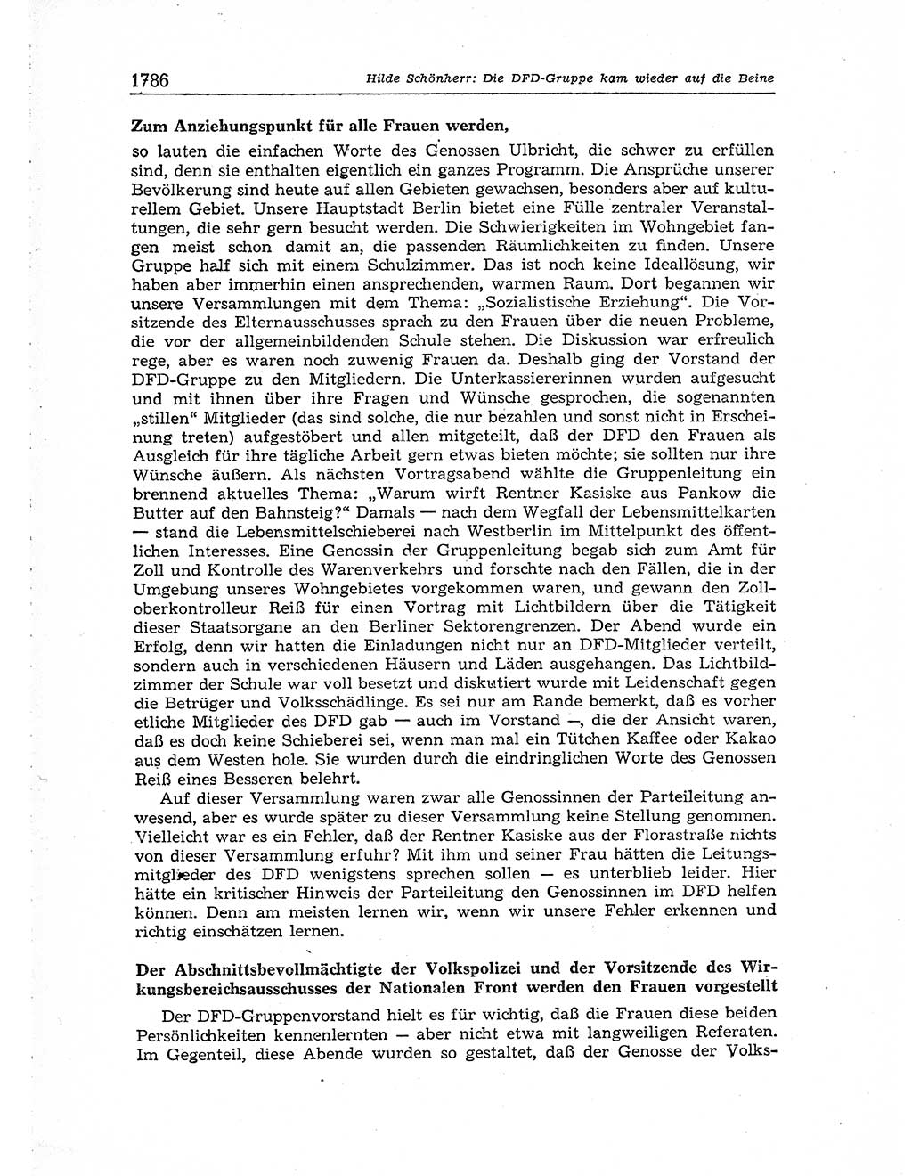 Neuer Weg (NW), Organ des Zentralkomitees (ZK) der SED (Sozialistische Einheitspartei Deutschlands) für Fragen des Parteiaufbaus und des Parteilebens, [Deutsche Demokratische Republik (DDR)] 13. Jahrgang 1958, Seite 1786 (NW ZK SED DDR 1958, S. 1786)