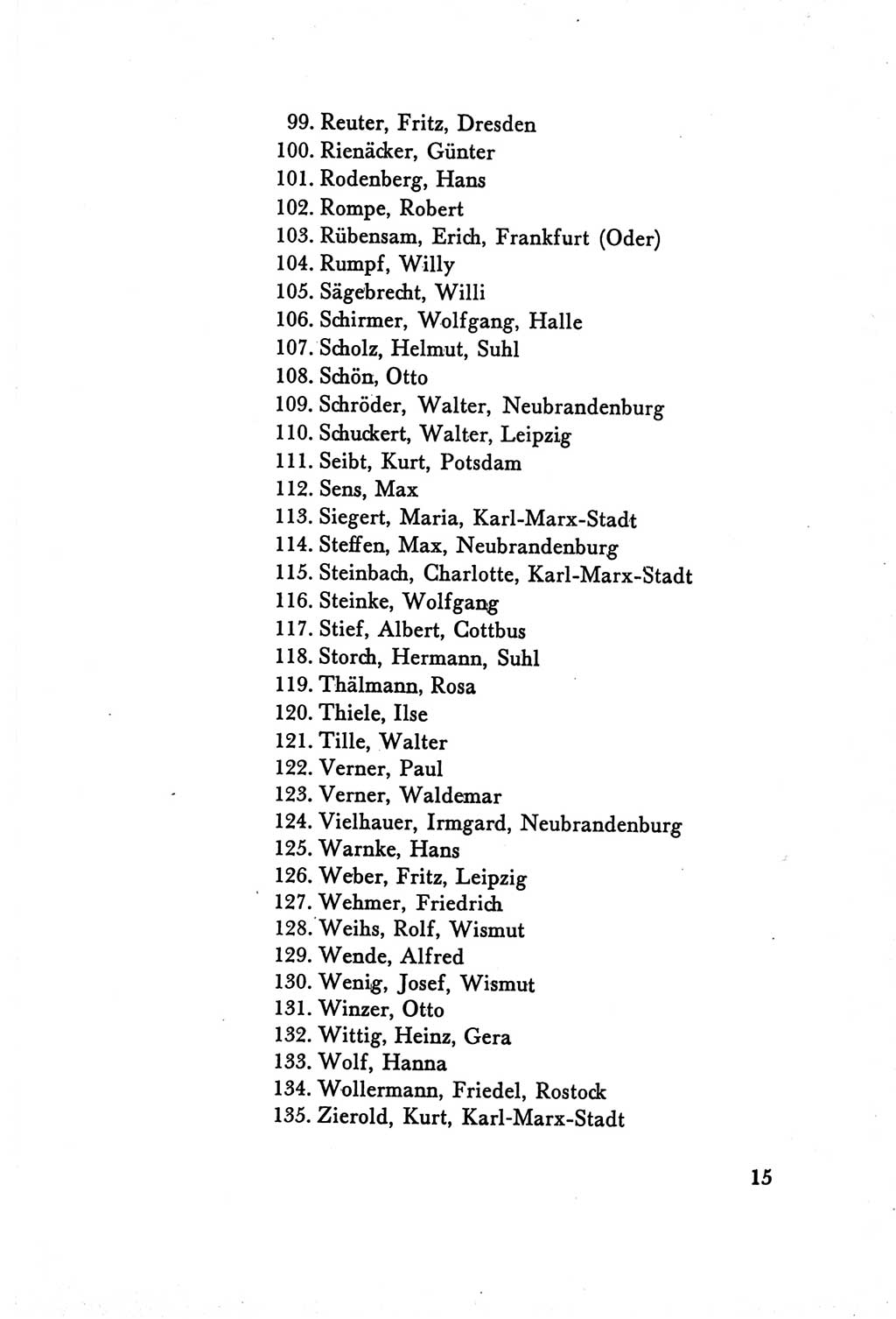 Protokoll der Verhandlungen des Ⅴ. Parteitages der Sozialistischen Einheitspartei Deutschlands (SED) [Deutsche Demokratische Republik (DDR)] 1958, Seite 15
