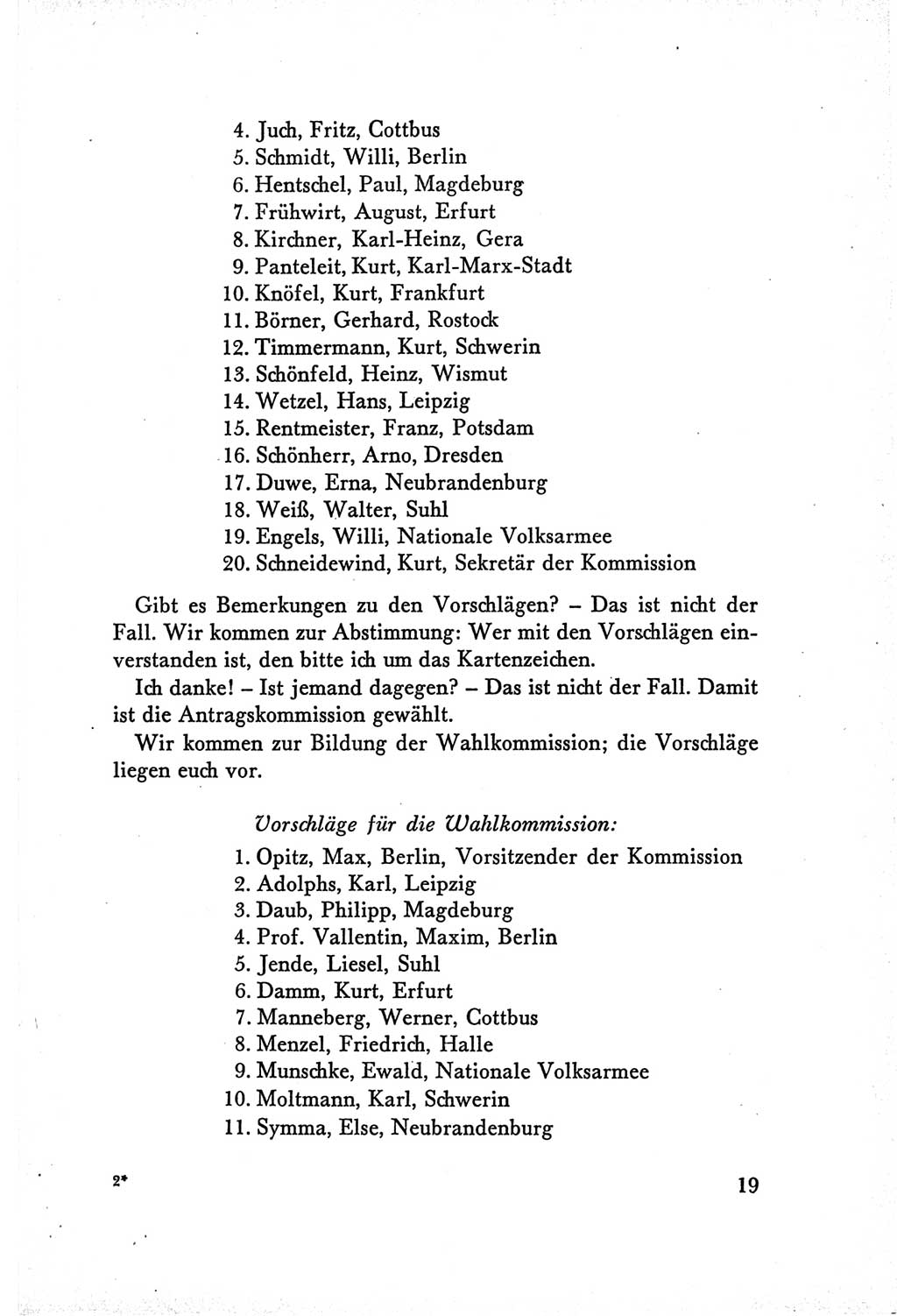 Protokoll der Verhandlungen des Ⅴ. Parteitages der Sozialistischen Einheitspartei Deutschlands (SED) [Deutsche Demokratische Republik (DDR)] 1958, Seite 19