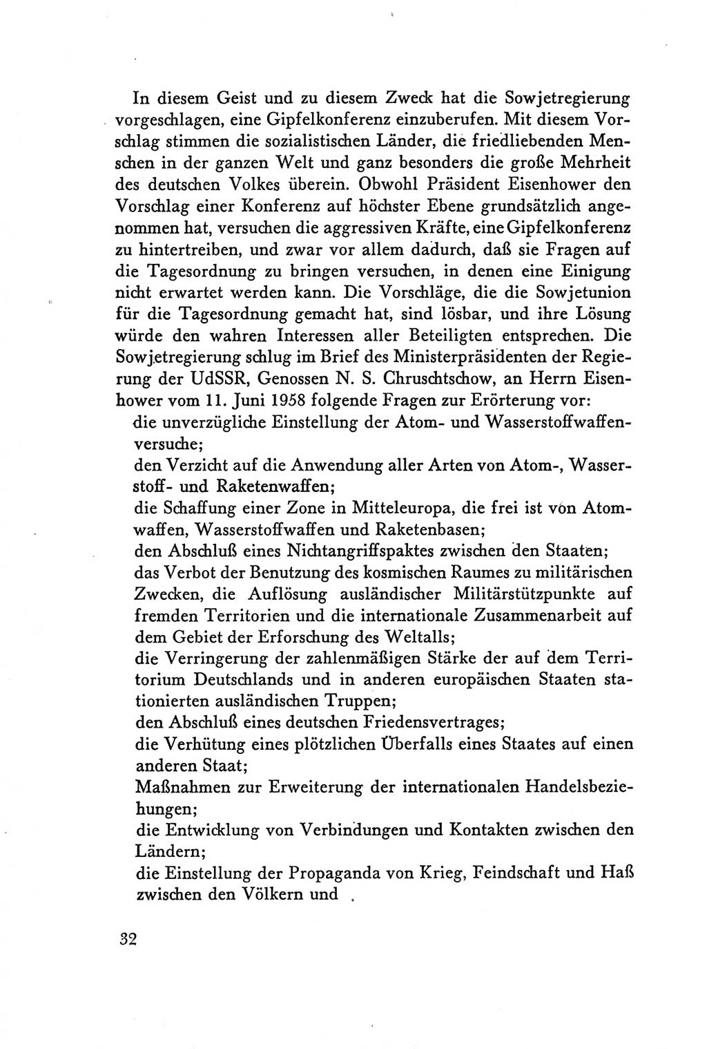 Protokoll der Verhandlungen des Ⅴ. Parteitages der Sozialistischen Einheitspartei Deutschlands (SED) [Deutsche Demokratische Republik (DDR)] 1958, Seite 32