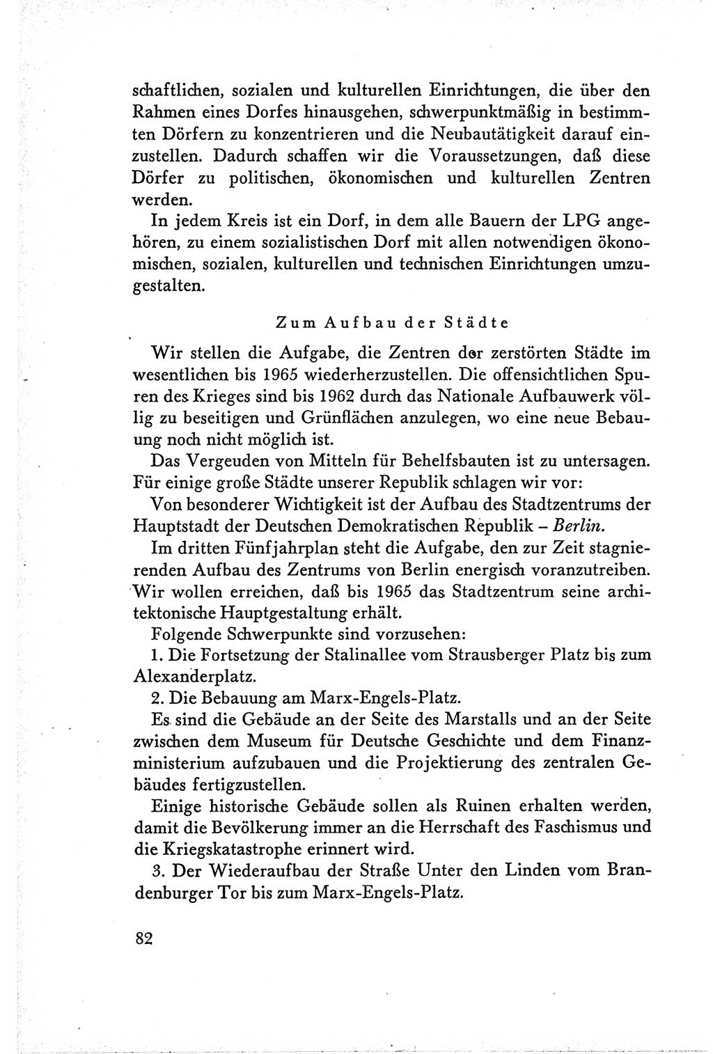 Protokoll der Verhandlungen des Ⅴ. Parteitages der Sozialistischen Einheitspartei Deutschlands (SED) [Deutsche Demokratische Republik (DDR)] 1958, Seite 82