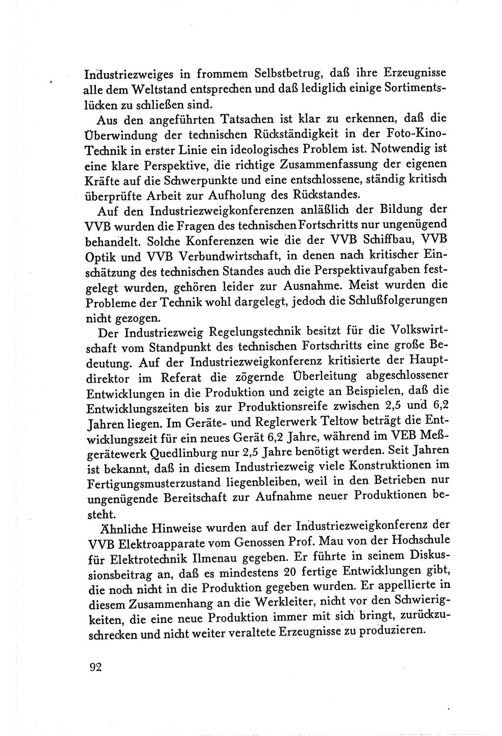 Protokoll der Verhandlungen des Ⅴ. Parteitages der Sozialistischen Einheitspartei Deutschlands (SED) [Deutsche Demokratische Republik (DDR)] 1958, Seite 92