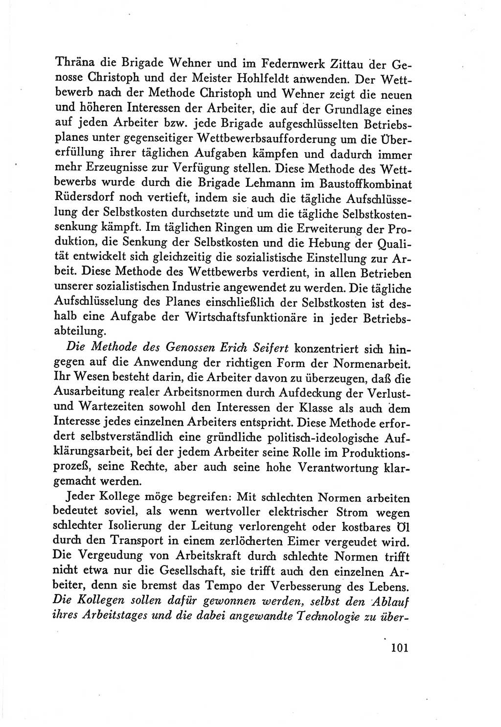 Protokoll der Verhandlungen des Ⅴ. Parteitages der Sozialistischen Einheitspartei Deutschlands (SED) [Deutsche Demokratische Republik (DDR)] 1958, Seite 101