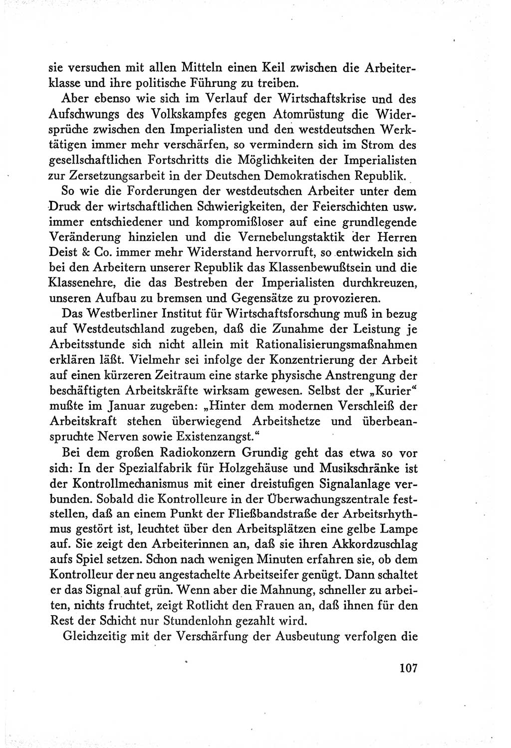 Protokoll der Verhandlungen des Ⅴ. Parteitages der Sozialistischen Einheitspartei Deutschlands (SED) [Deutsche Demokratische Republik (DDR)] 1958, Seite 107
