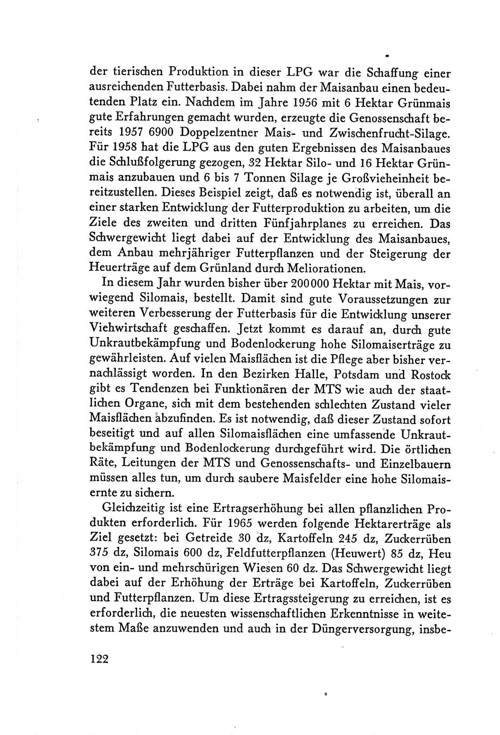 Protokoll der Verhandlungen des Ⅴ. Parteitages der Sozialistischen Einheitspartei Deutschlands (SED) [Deutsche Demokratische Republik (DDR)] 1958, Seite 122