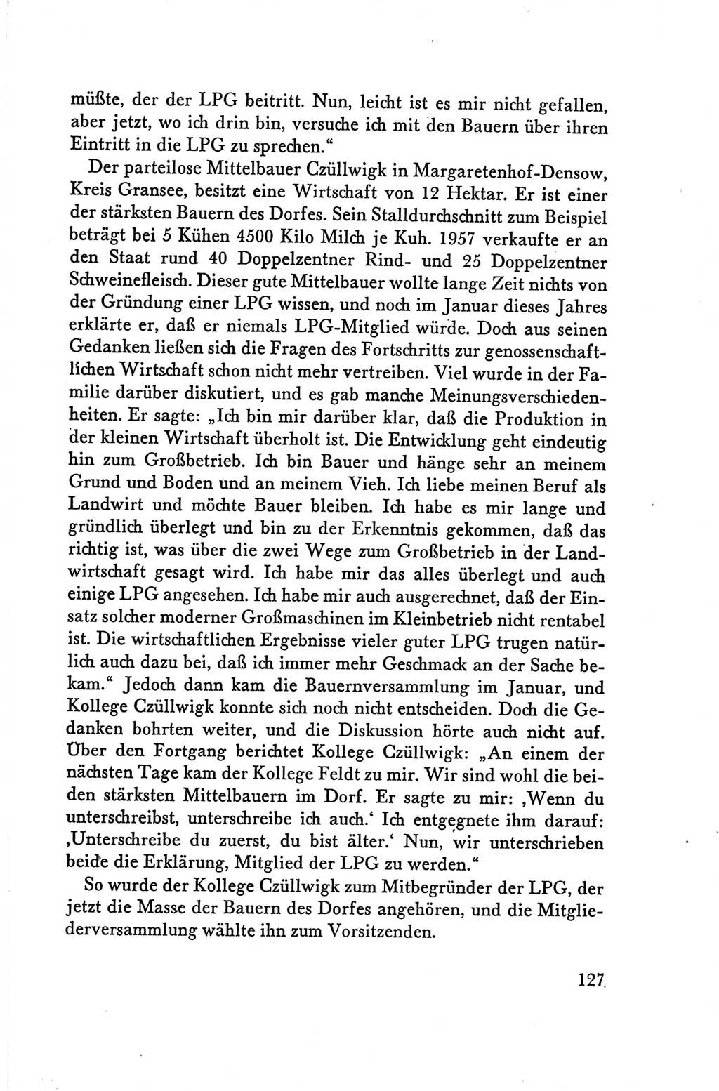 Protokoll der Verhandlungen des Ⅴ. Parteitages der Sozialistischen Einheitspartei Deutschlands (SED) [Deutsche Demokratische Republik (DDR)] 1958, Seite 127
