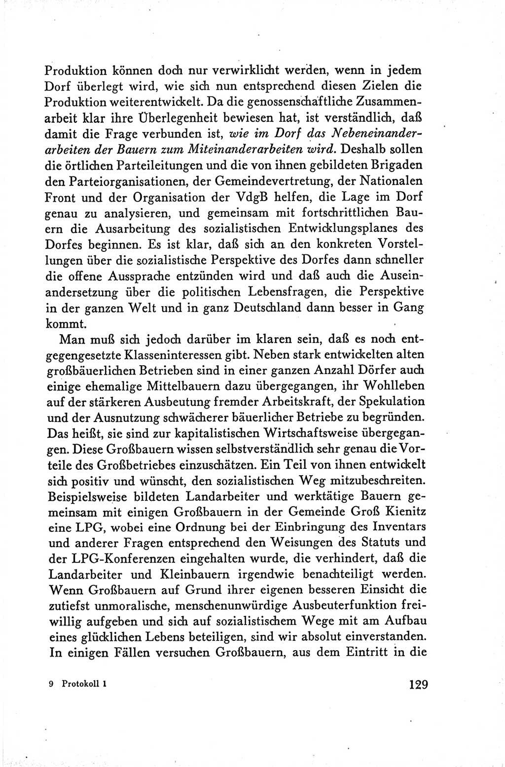 Protokoll der Verhandlungen des Ⅴ. Parteitages der Sozialistischen Einheitspartei Deutschlands (SED) [Deutsche Demokratische Republik (DDR)] 1958, Seite 129