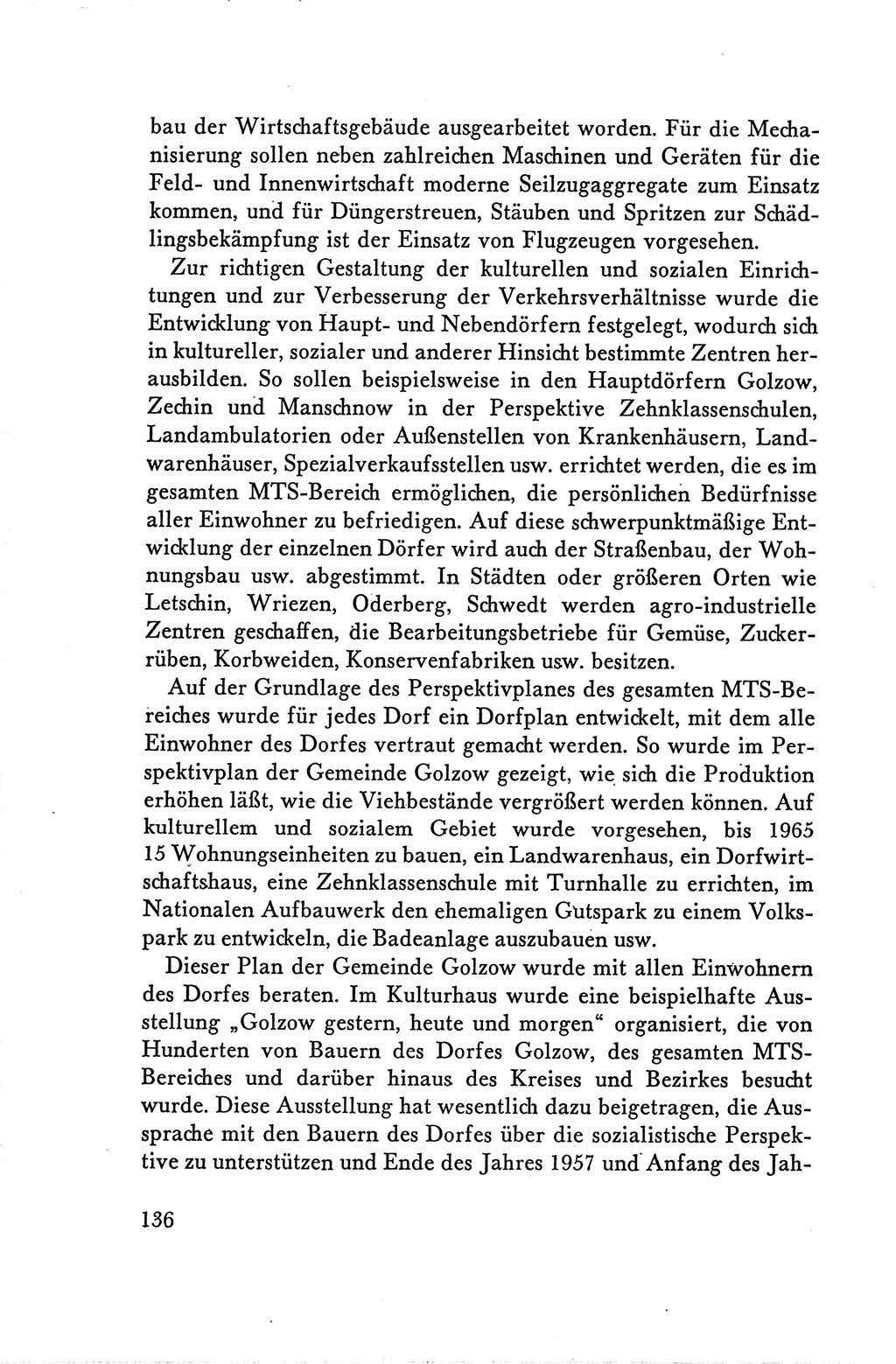 Protokoll der Verhandlungen des Ⅴ. Parteitages der Sozialistischen Einheitspartei Deutschlands (SED) [Deutsche Demokratische Republik (DDR)] 1958, Seite 136