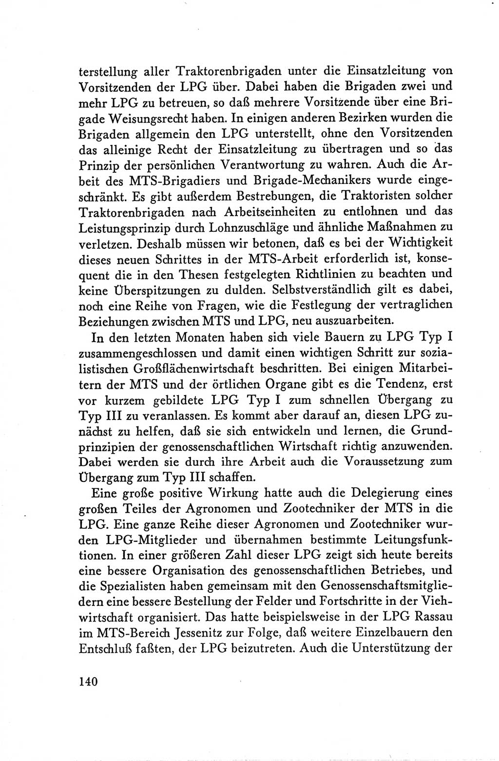 Protokoll der Verhandlungen des Ⅴ. Parteitages der Sozialistischen Einheitspartei Deutschlands (SED) [Deutsche Demokratische Republik (DDR)] 1958, Seite 140