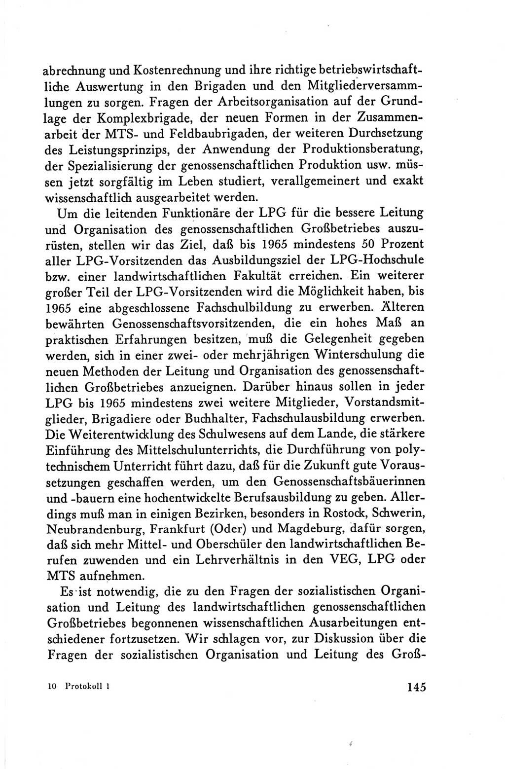 Protokoll der Verhandlungen des Ⅴ. Parteitages der Sozialistischen Einheitspartei Deutschlands (SED) [Deutsche Demokratische Republik (DDR)] 1958, Seite 145