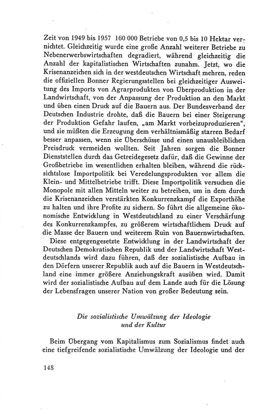 Protokoll der Verhandlungen des Ⅴ. Parteitages der Sozialistischen Einheitspartei Deutschlands (SED) [Deutsche Demokratische Republik (DDR)] 1958, Seite 148