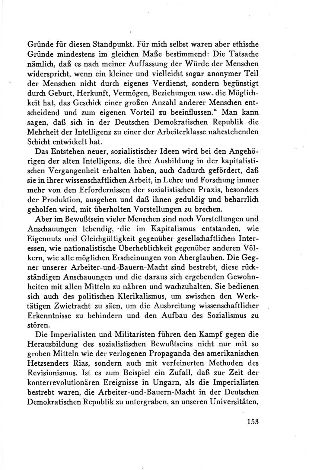 Protokoll der Verhandlungen des Ⅴ. Parteitages der Sozialistischen Einheitspartei Deutschlands (SED) [Deutsche Demokratische Republik (DDR)] 1958, Seite 153