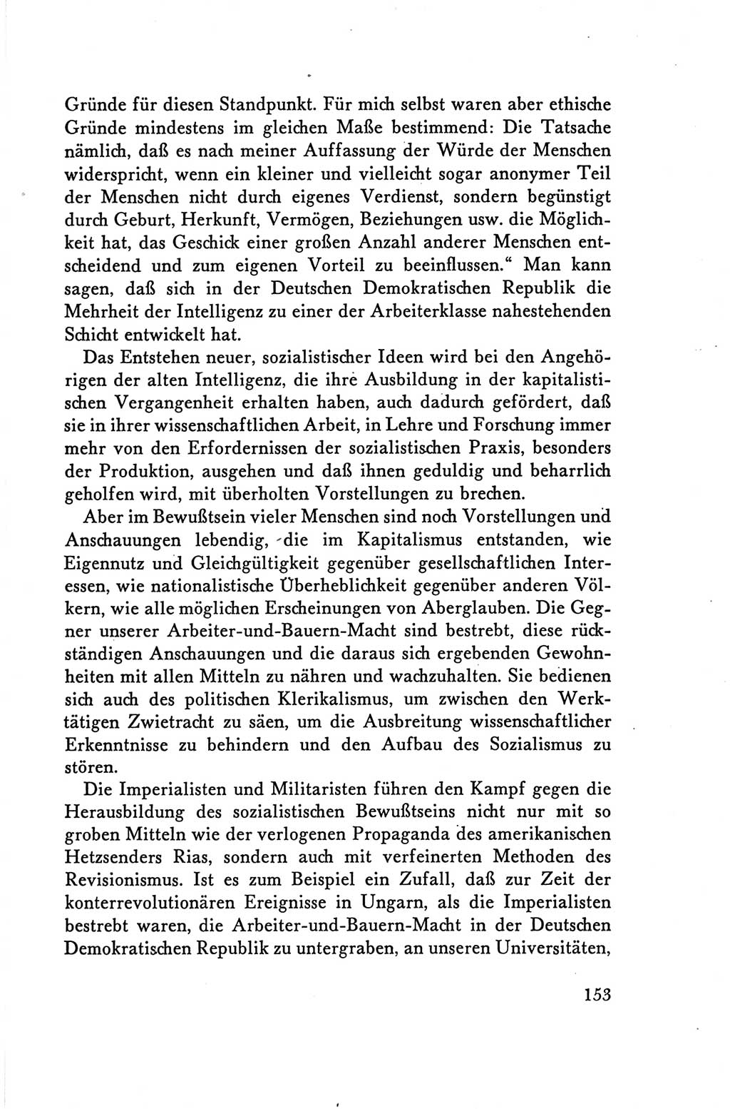 Protokoll der Verhandlungen des Ⅴ. Parteitages der Sozialistischen Einheitspartei Deutschlands (SED) [Deutsche Demokratische Republik (DDR)] 1958, Seite 153