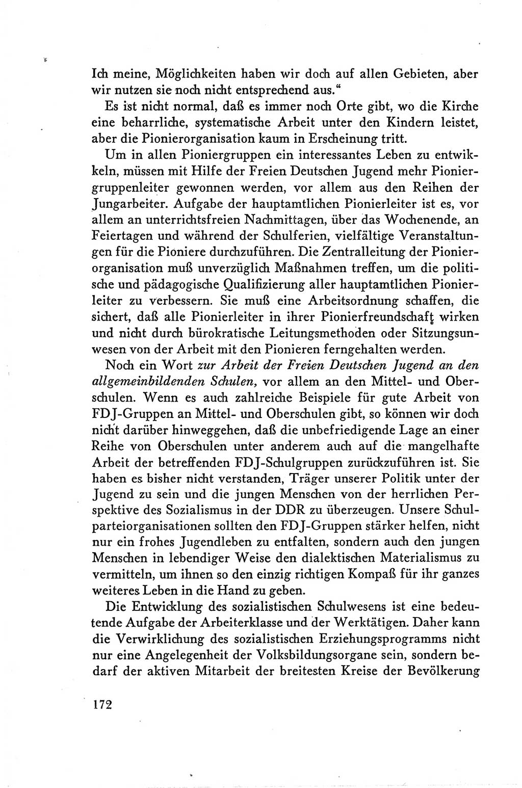 Protokoll der Verhandlungen des Ⅴ. Parteitages der Sozialistischen Einheitspartei Deutschlands (SED) [Deutsche Demokratische Republik (DDR)] 1958, Seite 172