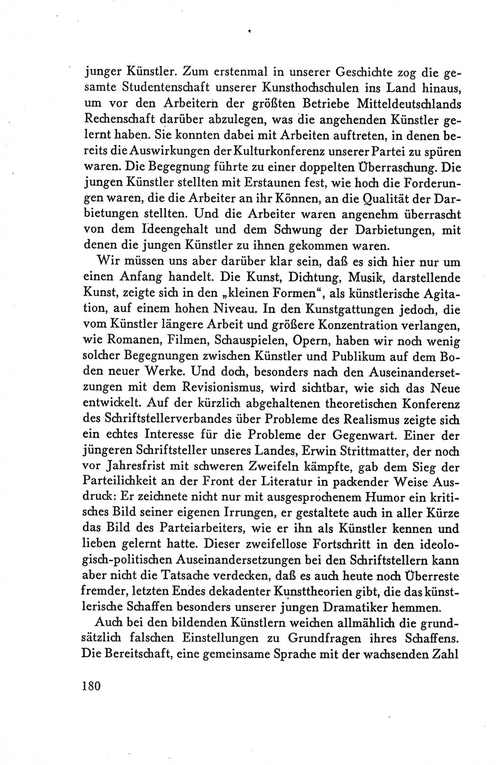 Protokoll der Verhandlungen des Ⅴ. Parteitages der Sozialistischen Einheitspartei Deutschlands (SED) [Deutsche Demokratische Republik (DDR)] 1958, Seite 180
