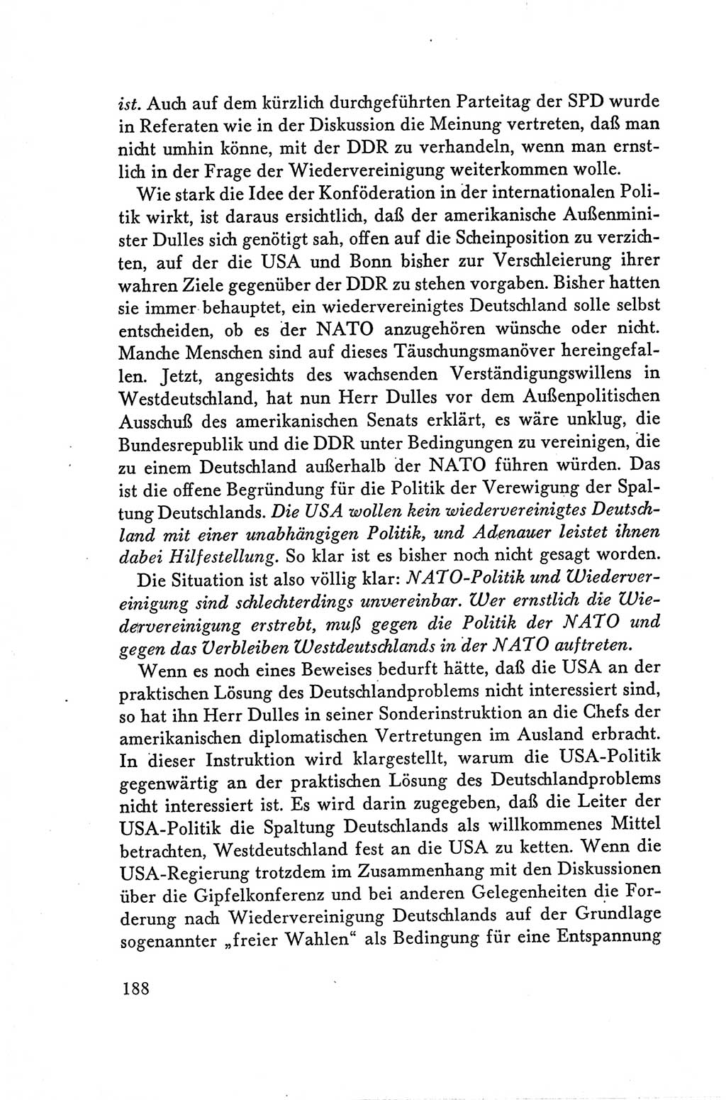 Protokoll der Verhandlungen des Ⅴ. Parteitages der Sozialistischen Einheitspartei Deutschlands (SED) [Deutsche Demokratische Republik (DDR)] 1958, Seite 188