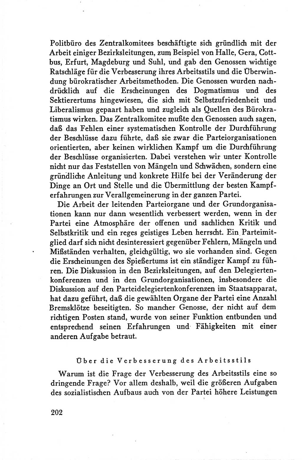 Protokoll der Verhandlungen des Ⅴ. Parteitages der Sozialistischen Einheitspartei Deutschlands (SED) [Deutsche Demokratische Republik (DDR)] 1958, Seite 202