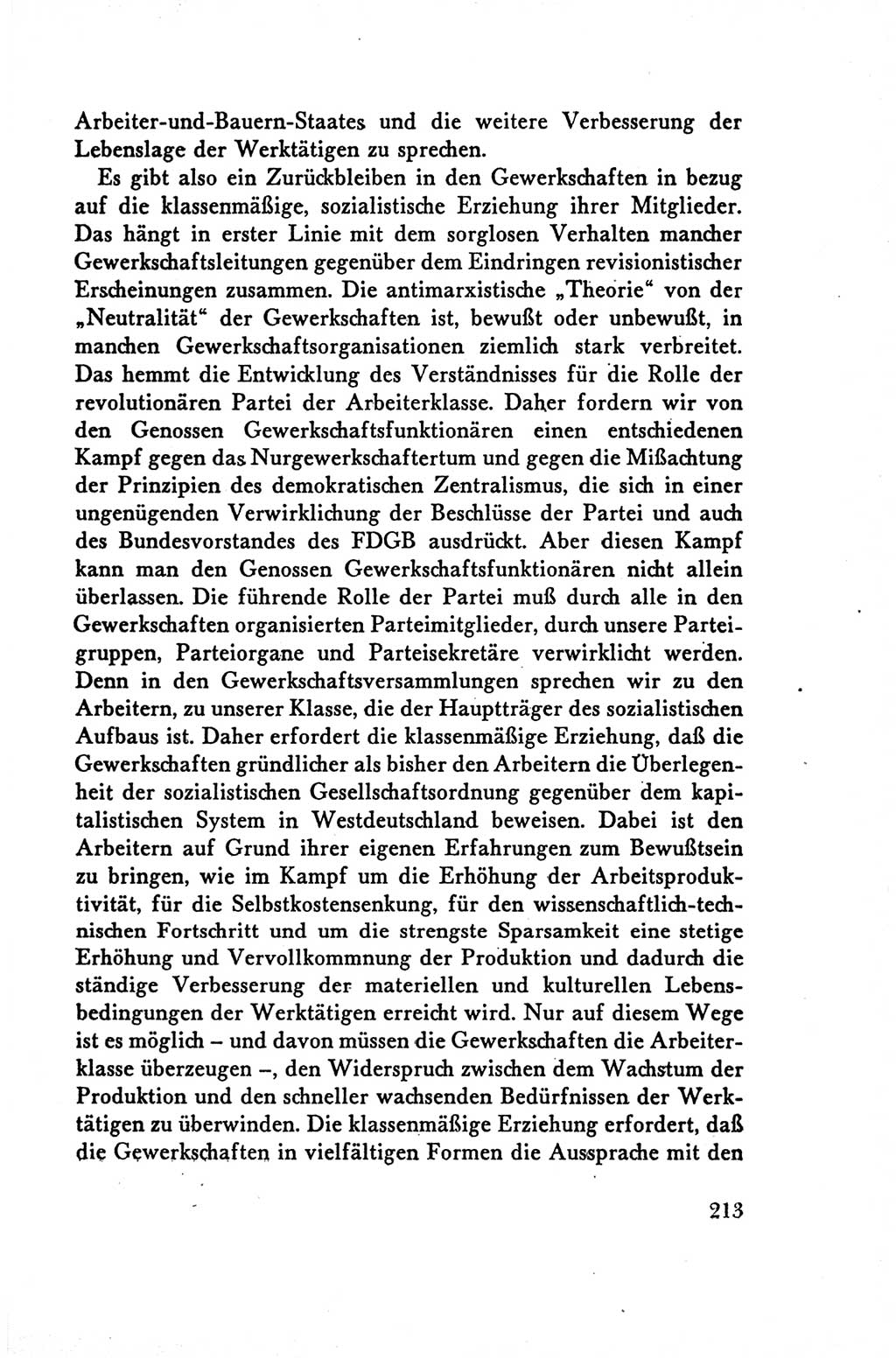 Protokoll der Verhandlungen des Ⅴ. Parteitages der Sozialistischen Einheitspartei Deutschlands (SED) [Deutsche Demokratische Republik (DDR)] 1958, Seite 213