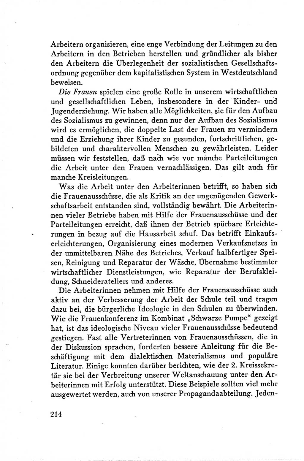 Protokoll der Verhandlungen des Ⅴ. Parteitages der Sozialistischen Einheitspartei Deutschlands (SED) [Deutsche Demokratische Republik (DDR)] 1958, Seite 214