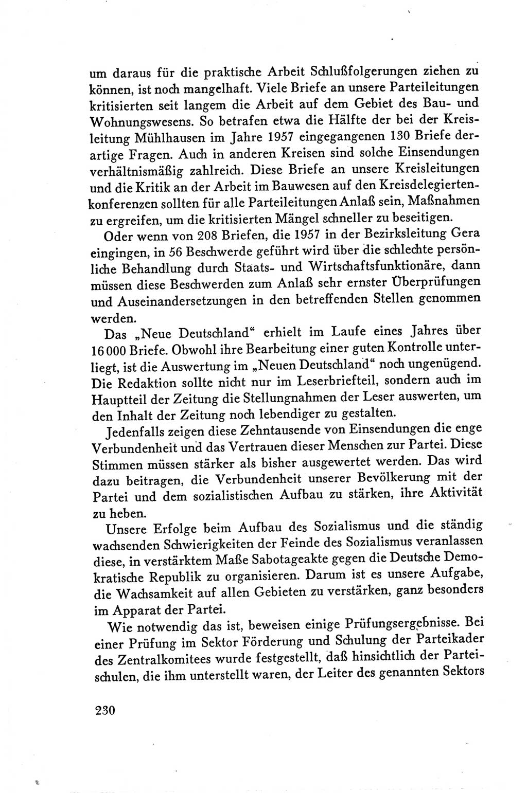 Protokoll der Verhandlungen des Ⅴ. Parteitages der Sozialistischen Einheitspartei Deutschlands (SED) [Deutsche Demokratische Republik (DDR)] 1958, Seite 230