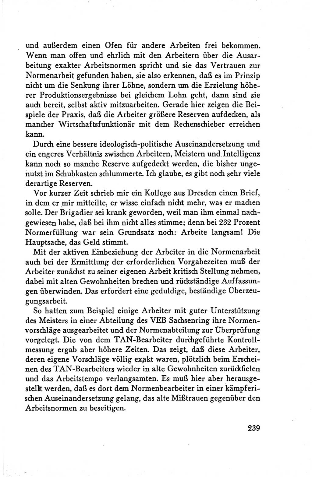 Protokoll der Verhandlungen des Ⅴ. Parteitages der Sozialistischen Einheitspartei Deutschlands (SED) [Deutsche Demokratische Republik (DDR)] 1958, Seite 239