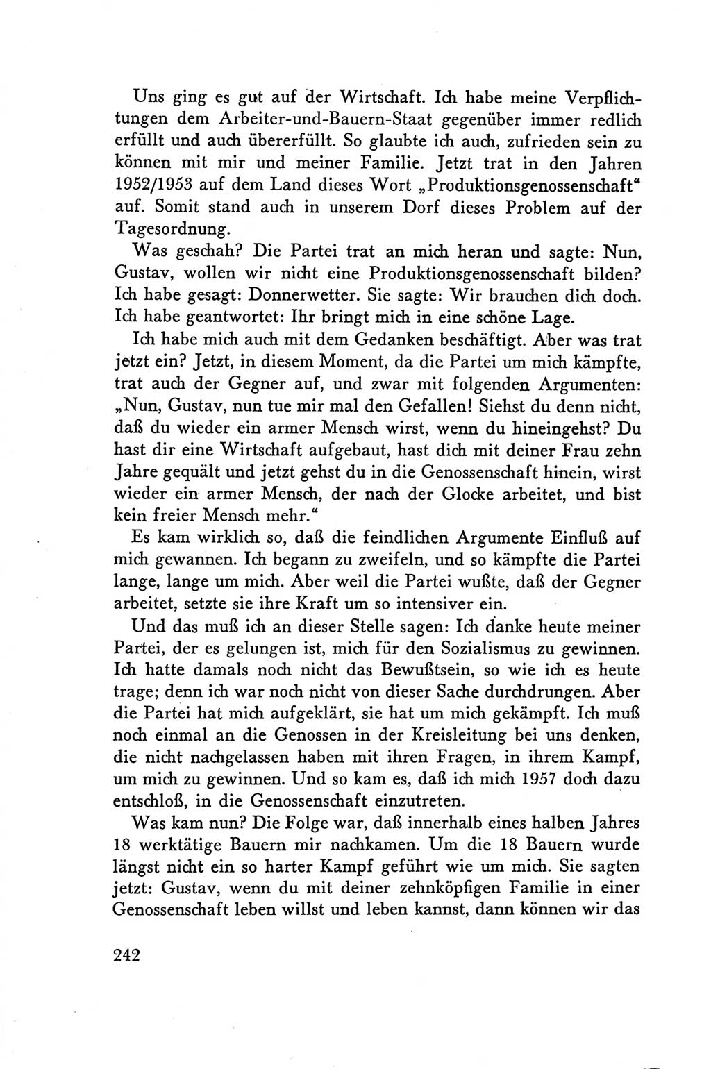 Protokoll der Verhandlungen des Ⅴ. Parteitages der Sozialistischen Einheitspartei Deutschlands (SED) [Deutsche Demokratische Republik (DDR)] 1958, Seite 242