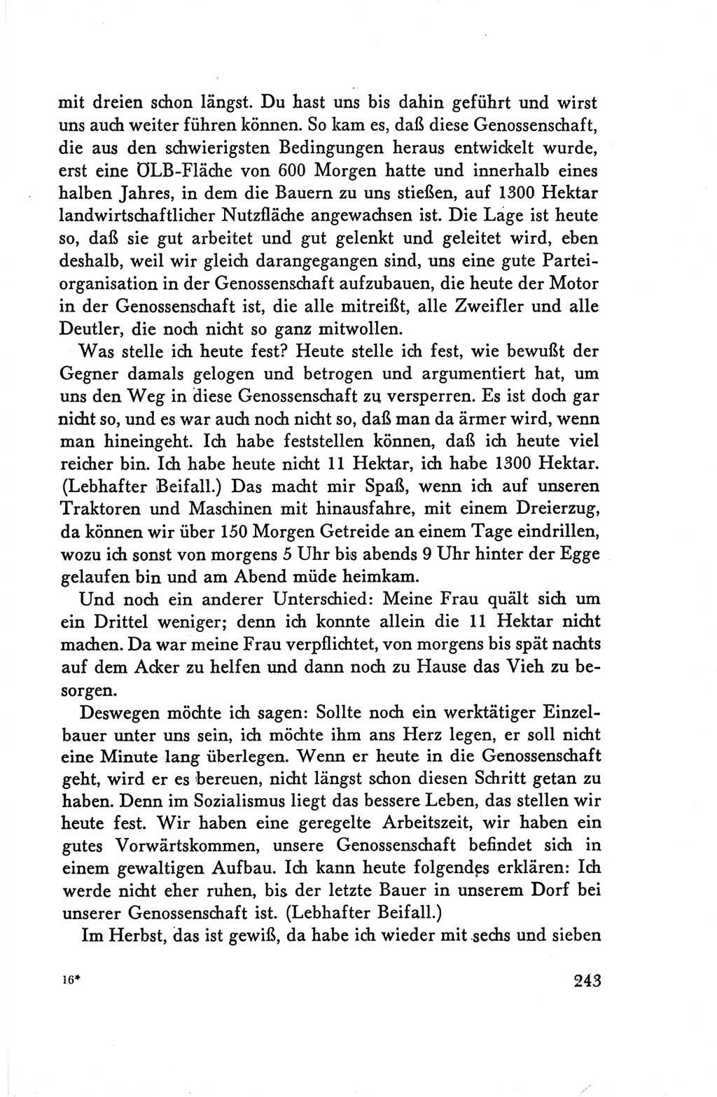 Protokoll der Verhandlungen des Ⅴ. Parteitages der Sozialistischen Einheitspartei Deutschlands (SED) [Deutsche Demokratische Republik (DDR)] 1958, Seite 243