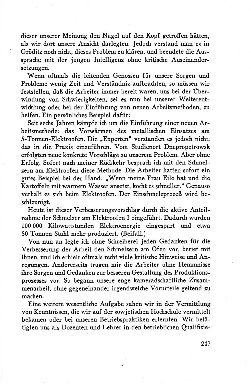Protokoll der Verhandlungen des Ⅴ. Parteitages der Sozialistischen Einheitspartei Deutschlands (SED) [Deutsche Demokratische Republik (DDR)] 1958, Seite 247