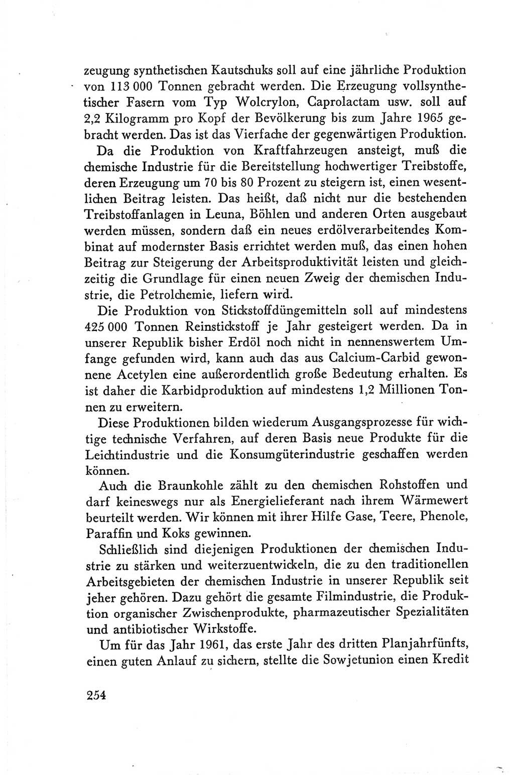 Protokoll der Verhandlungen des Ⅴ. Parteitages der Sozialistischen Einheitspartei Deutschlands (SED) [Deutsche Demokratische Republik (DDR)] 1958, Seite 254