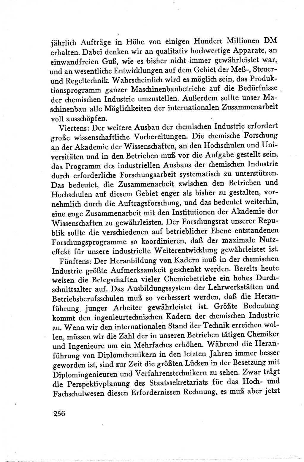 Protokoll der Verhandlungen des Ⅴ. Parteitages der Sozialistischen Einheitspartei Deutschlands (SED) [Deutsche Demokratische Republik (DDR)] 1958, Seite 256