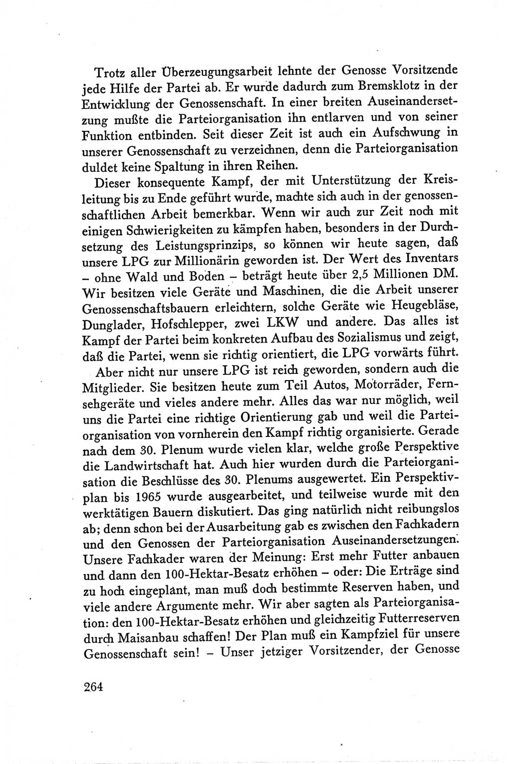 Protokoll der Verhandlungen des Ⅴ. Parteitages der Sozialistischen Einheitspartei Deutschlands (SED) [Deutsche Demokratische Republik (DDR)] 1958, Seite 264