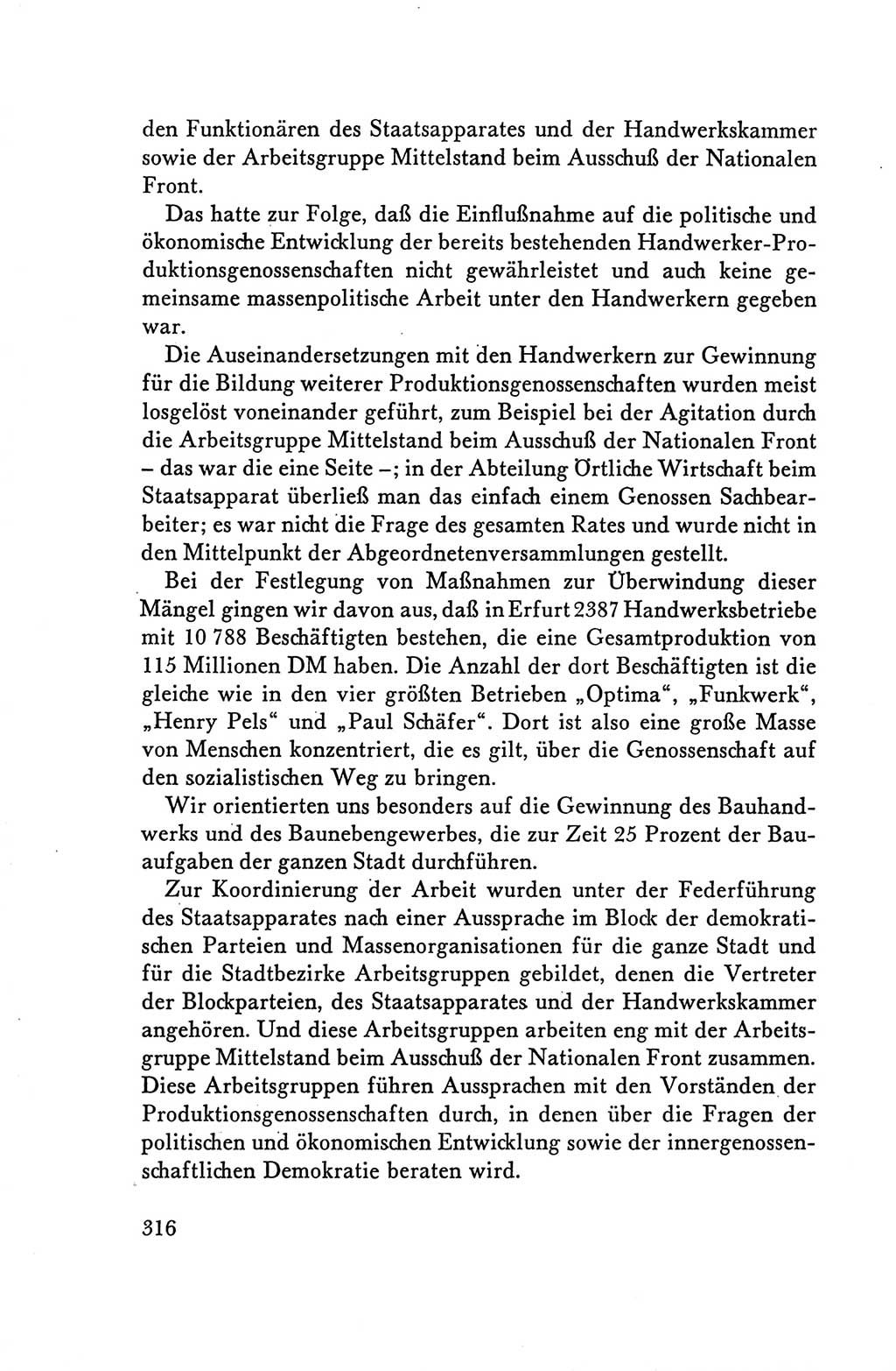 Protokoll der Verhandlungen des Ⅴ. Parteitages der Sozialistischen Einheitspartei Deutschlands (SED) [Deutsche Demokratische Republik (DDR)] 1958, Seite 316
