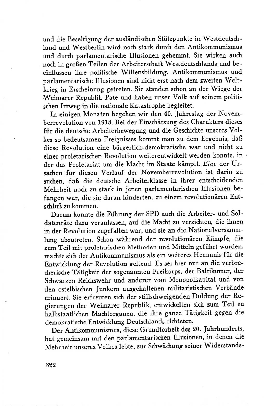 Protokoll der Verhandlungen des Ⅴ. Parteitages der Sozialistischen Einheitspartei Deutschlands (SED) [Deutsche Demokratische Republik (DDR)] 1958, Seite 322