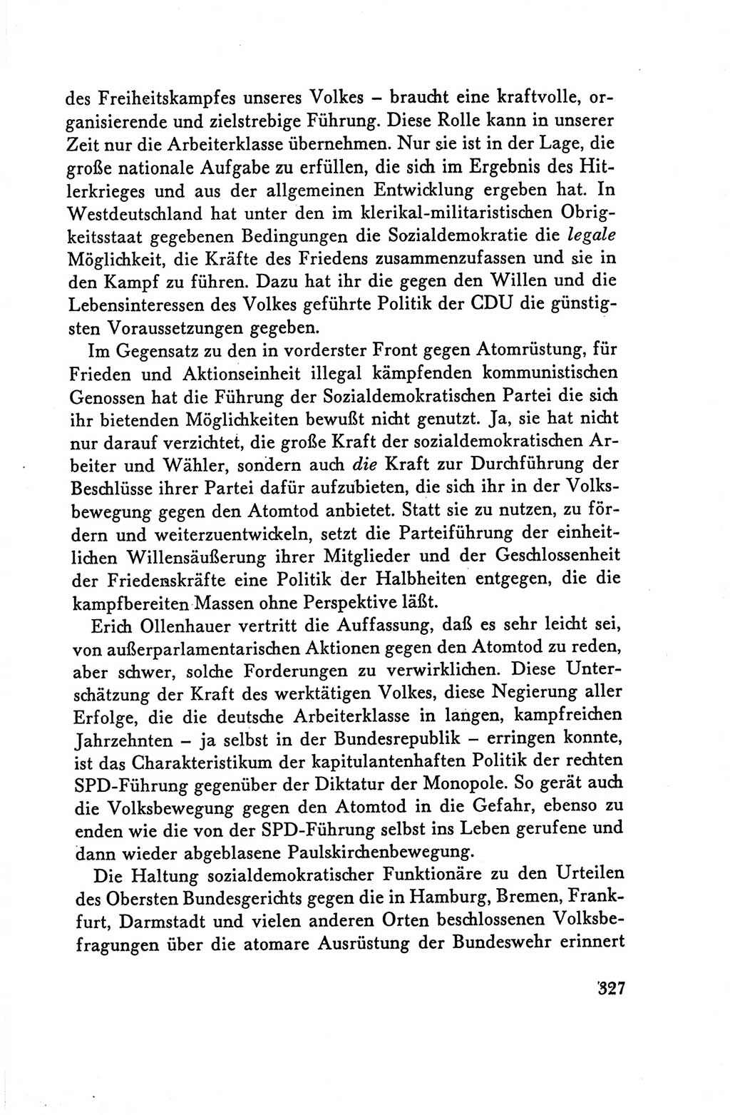 Protokoll der Verhandlungen des Ⅴ. Parteitages der Sozialistischen Einheitspartei Deutschlands (SED) [Deutsche Demokratische Republik (DDR)] 1958, Seite 327