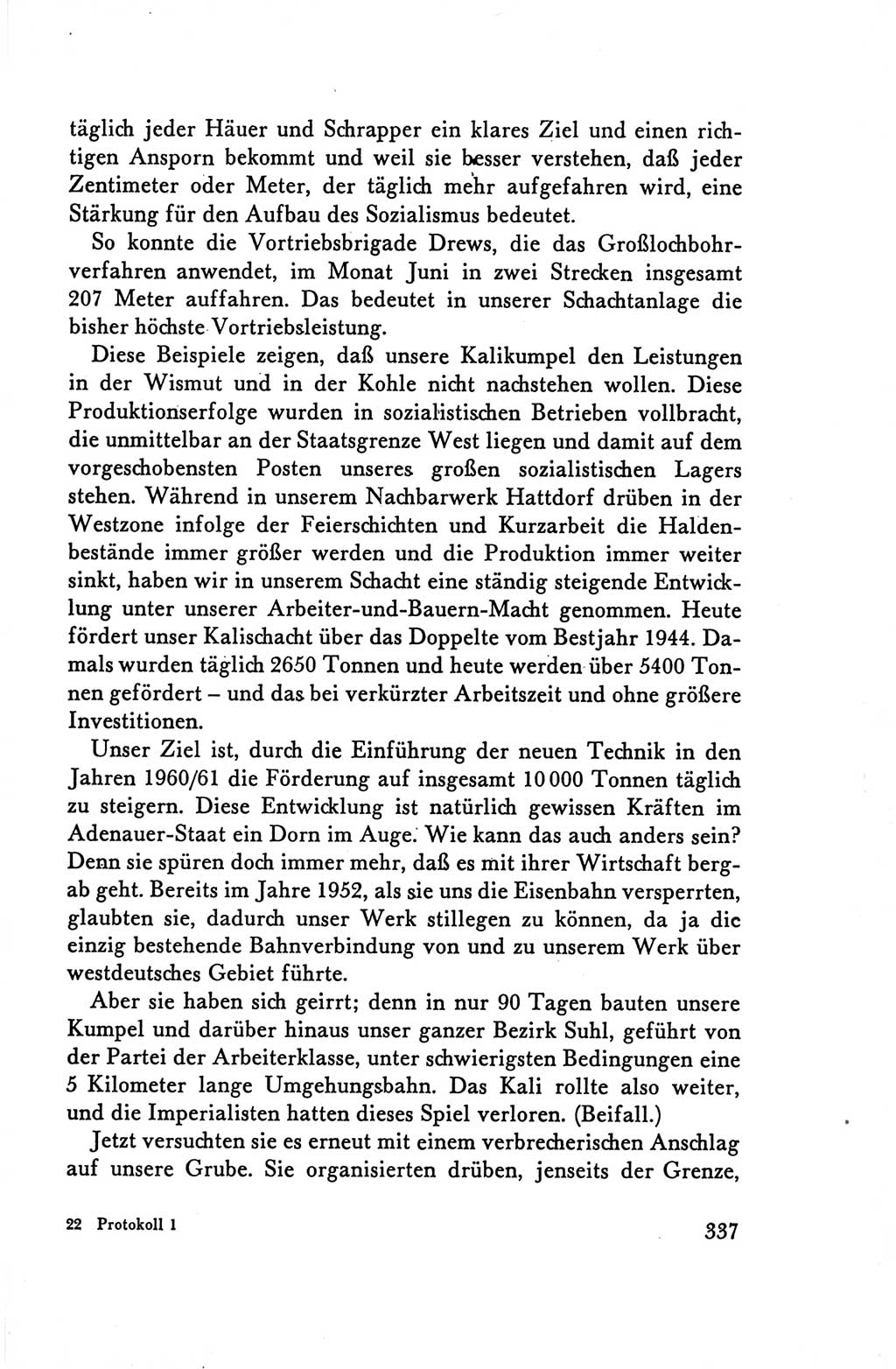 Protokoll der Verhandlungen des Ⅴ. Parteitages der Sozialistischen Einheitspartei Deutschlands (SED) [Deutsche Demokratische Republik (DDR)] 1958, Seite 337
