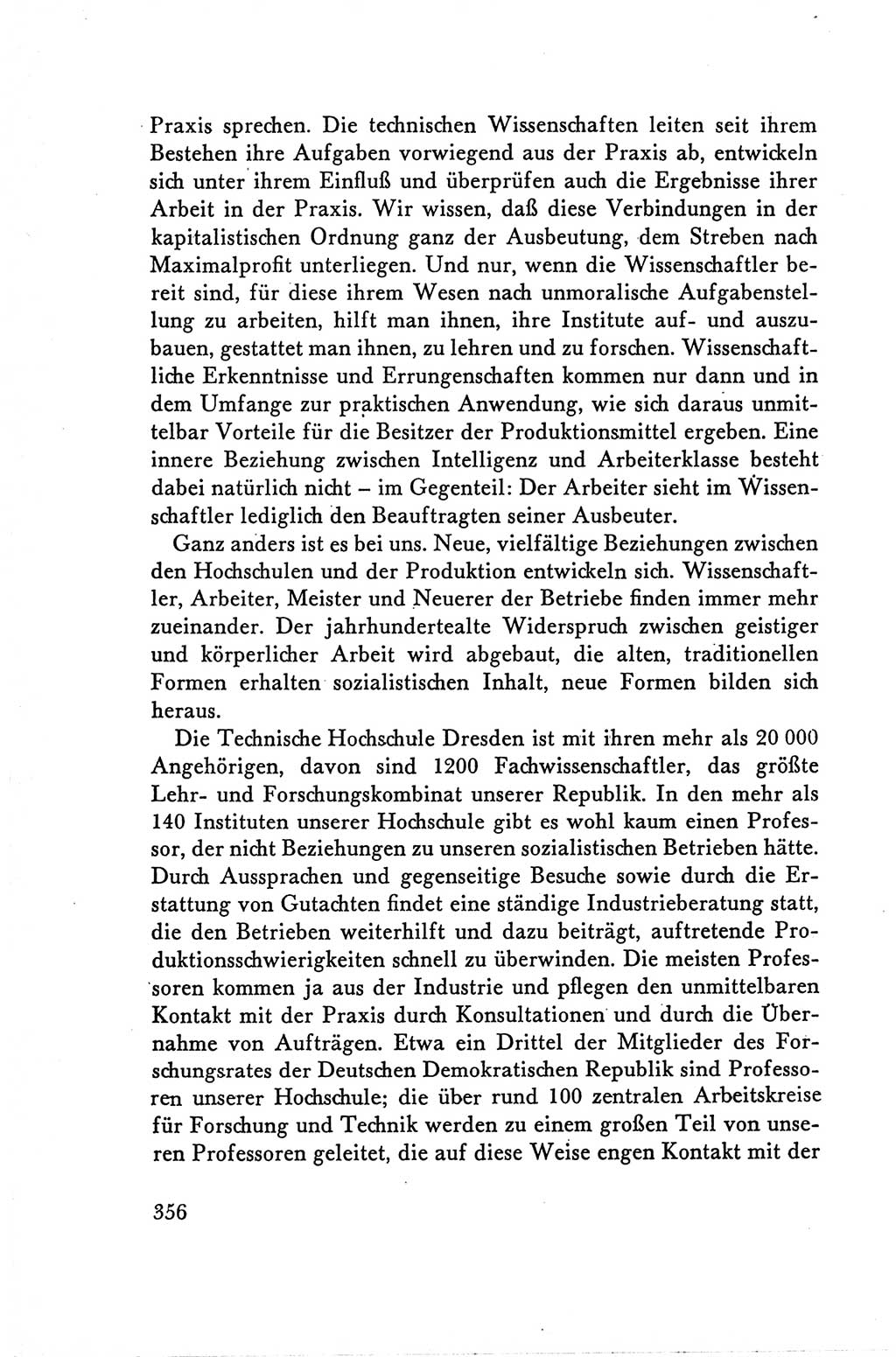 Protokoll der Verhandlungen des Ⅴ. Parteitages der Sozialistischen Einheitspartei Deutschlands (SED) [Deutsche Demokratische Republik (DDR)] 1958, Seite 356