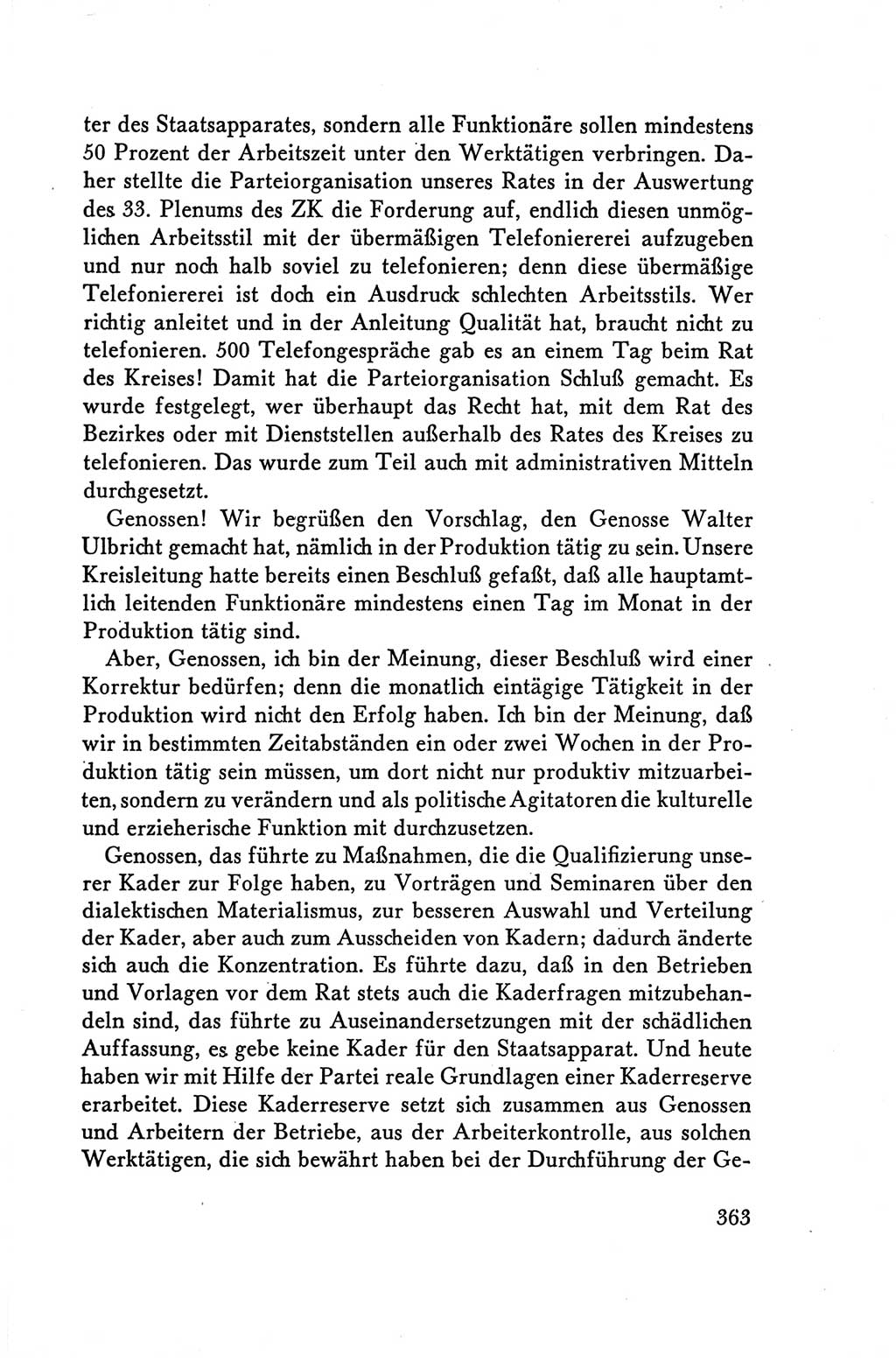 Protokoll der Verhandlungen des Ⅴ. Parteitages der Sozialistischen Einheitspartei Deutschlands (SED) [Deutsche Demokratische Republik (DDR)] 1958, Seite 363