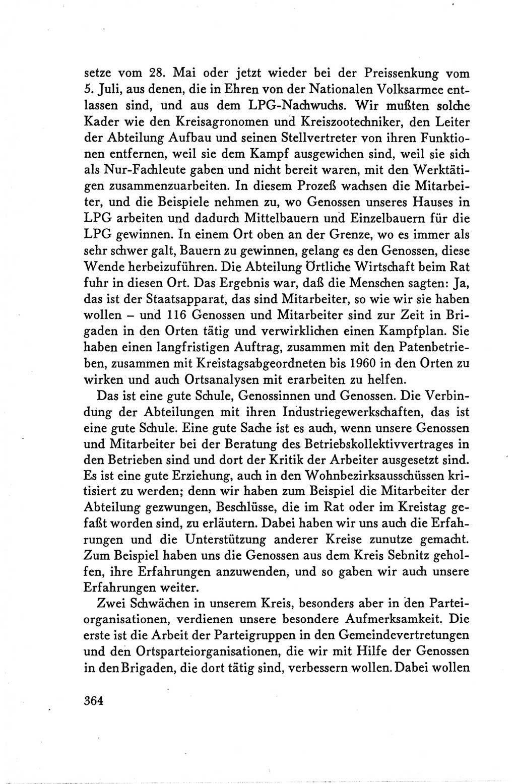 Protokoll der Verhandlungen des Ⅴ. Parteitages der Sozialistischen Einheitspartei Deutschlands (SED) [Deutsche Demokratische Republik (DDR)] 1958, Seite 364