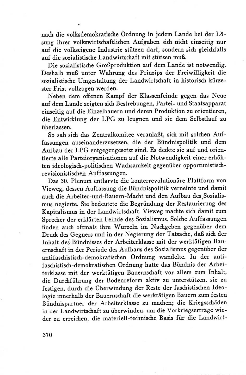 Protokoll der Verhandlungen des Ⅴ. Parteitages der Sozialistischen Einheitspartei Deutschlands (SED) [Deutsche Demokratische Republik (DDR)] 1958, Seite 370