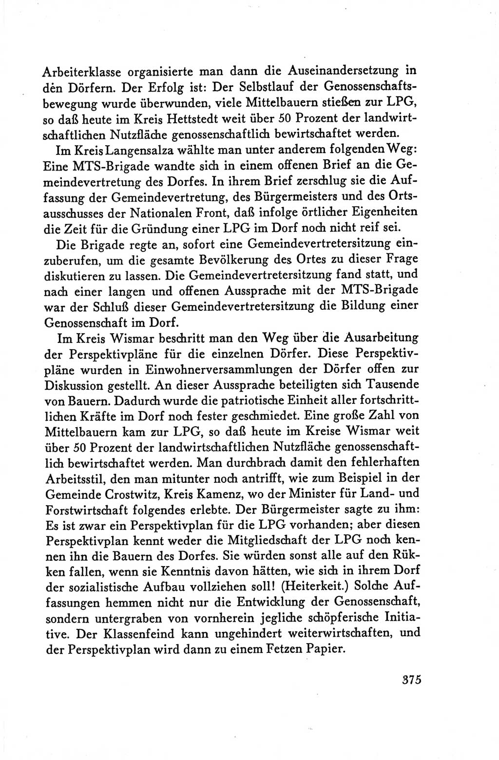 Protokoll der Verhandlungen des Ⅴ. Parteitages der Sozialistischen Einheitspartei Deutschlands (SED) [Deutsche Demokratische Republik (DDR)] 1958, Seite 375