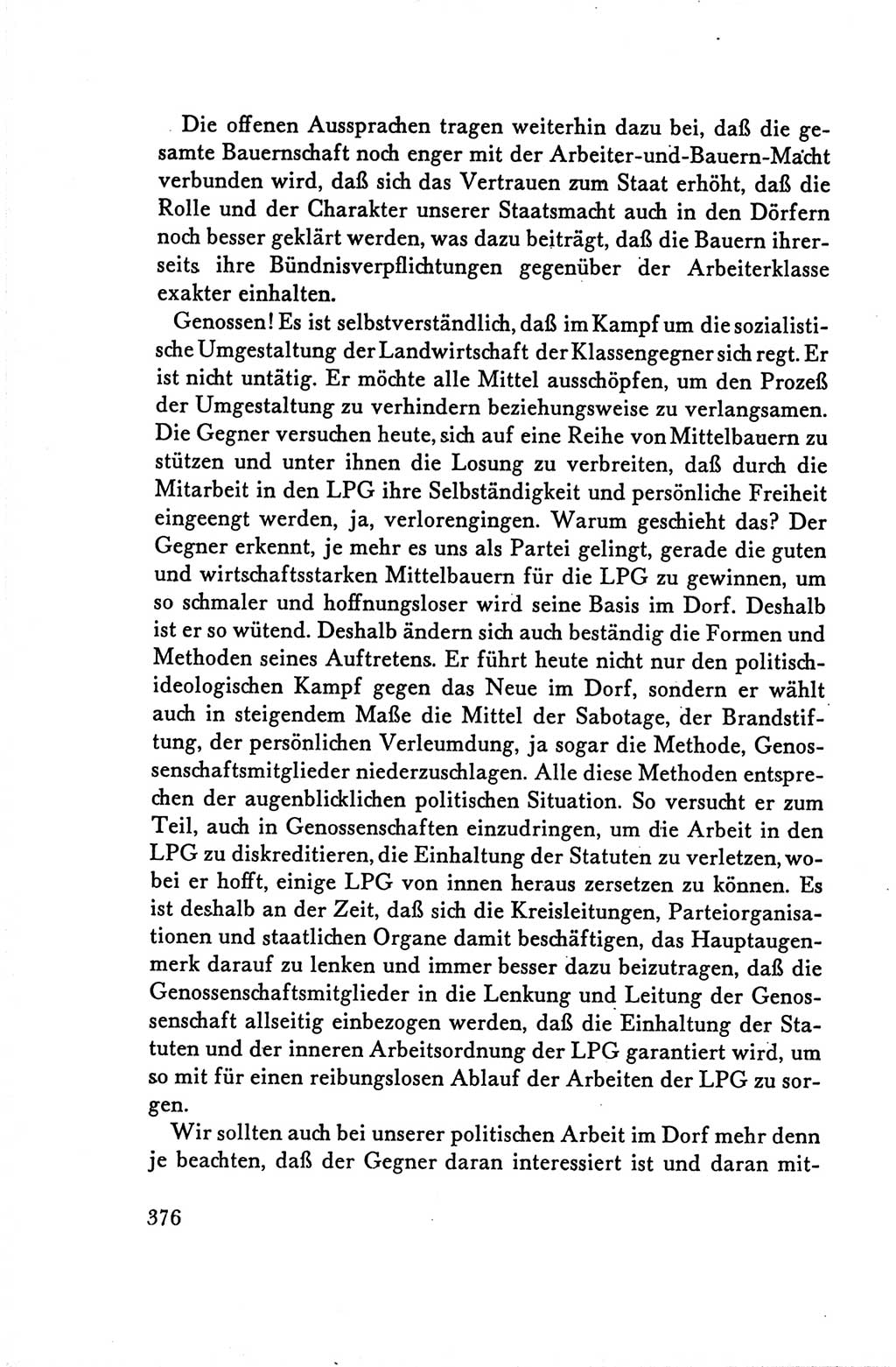 Protokoll der Verhandlungen des Ⅴ. Parteitages der Sozialistischen Einheitspartei Deutschlands (SED) [Deutsche Demokratische Republik (DDR)] 1958, Seite 376